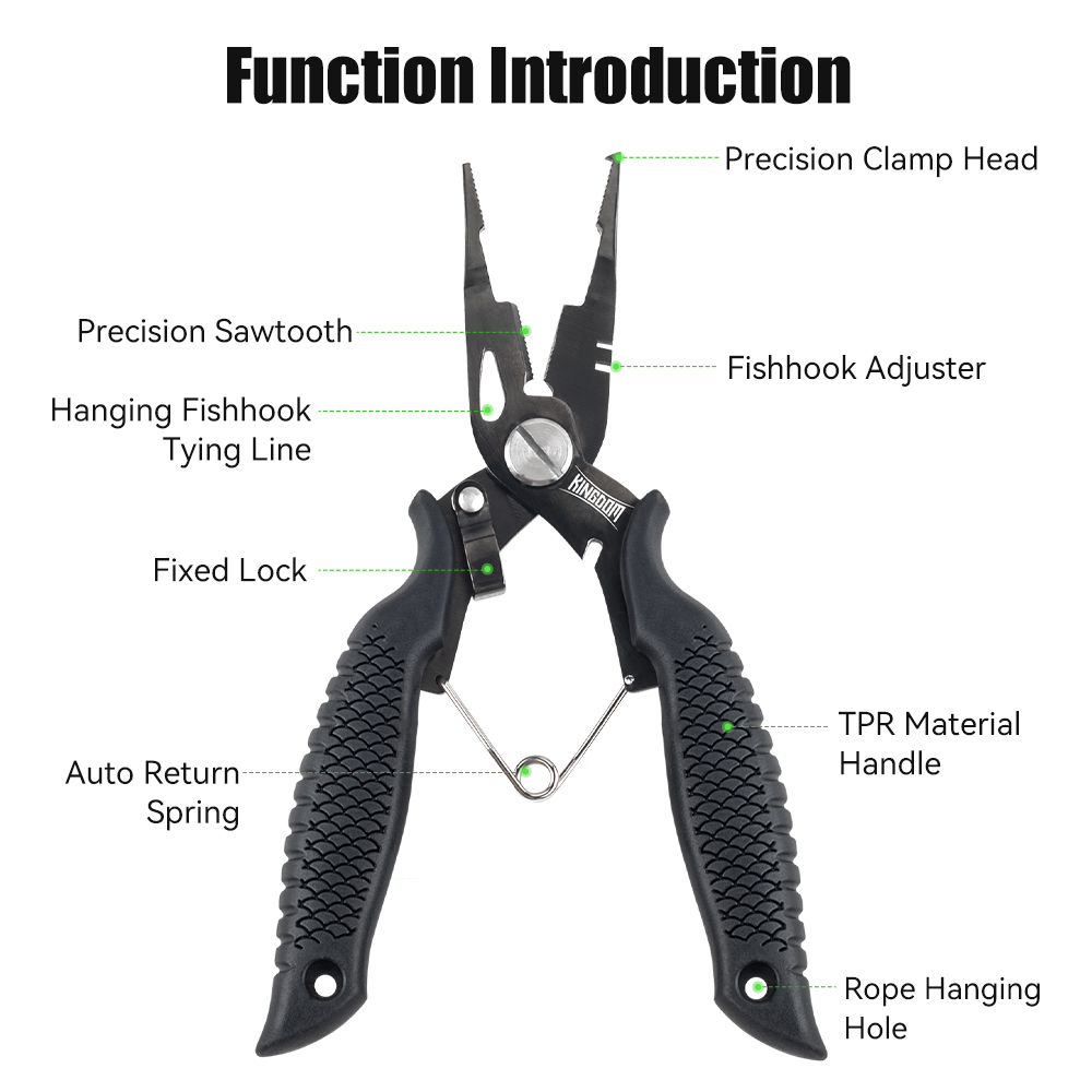 المملكة كماشة الصيد متعددة الو - مراجعة Fishing Hook Stainless Steel وسعره