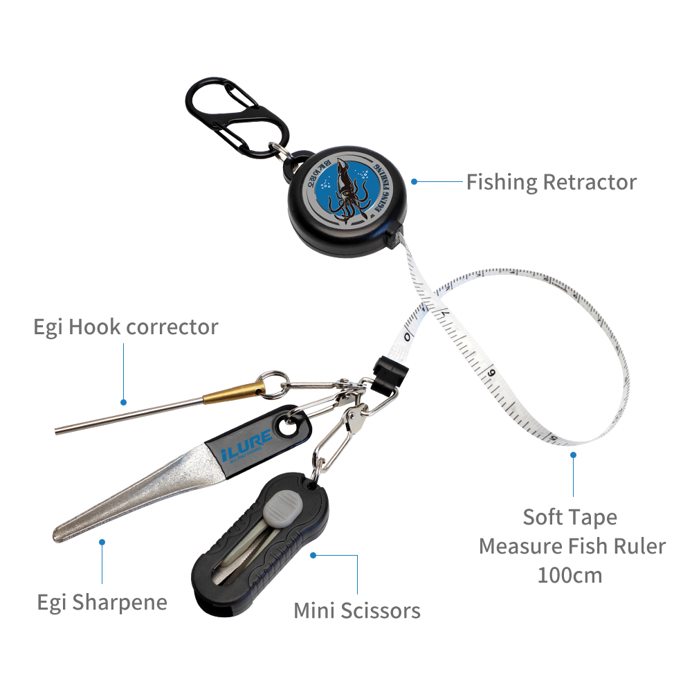 طقم صيد الأسماك 4 في 1: أداة س - مراجعة Fishing Hook Stainless Steel وسعره